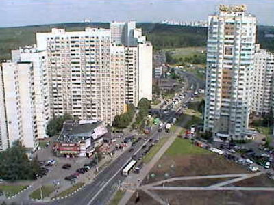 Веб-камера Москвы, Южное Бутово, улица Скобелевская в реальном времени