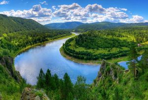 Веб-камера река Мана, база отдыха Береть (Красноярск) в реальном времени